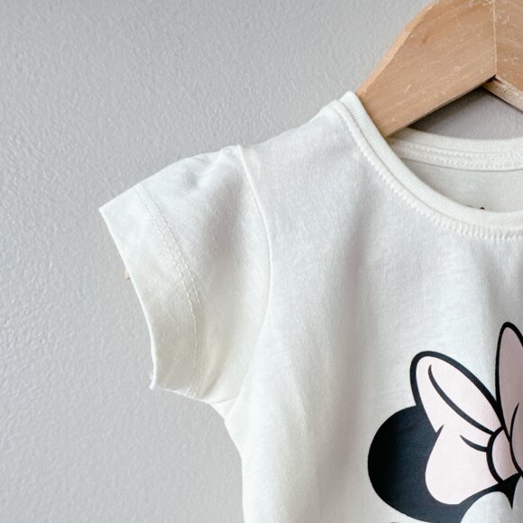 Disney Shirt 3-6m Minnie Mouse T-shirt baby girl tee - Picture 3 of 12